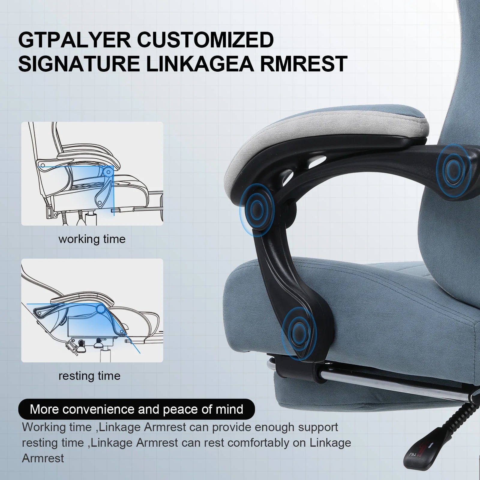 GTPLAYER Ergonomic Gaming & Office Chair