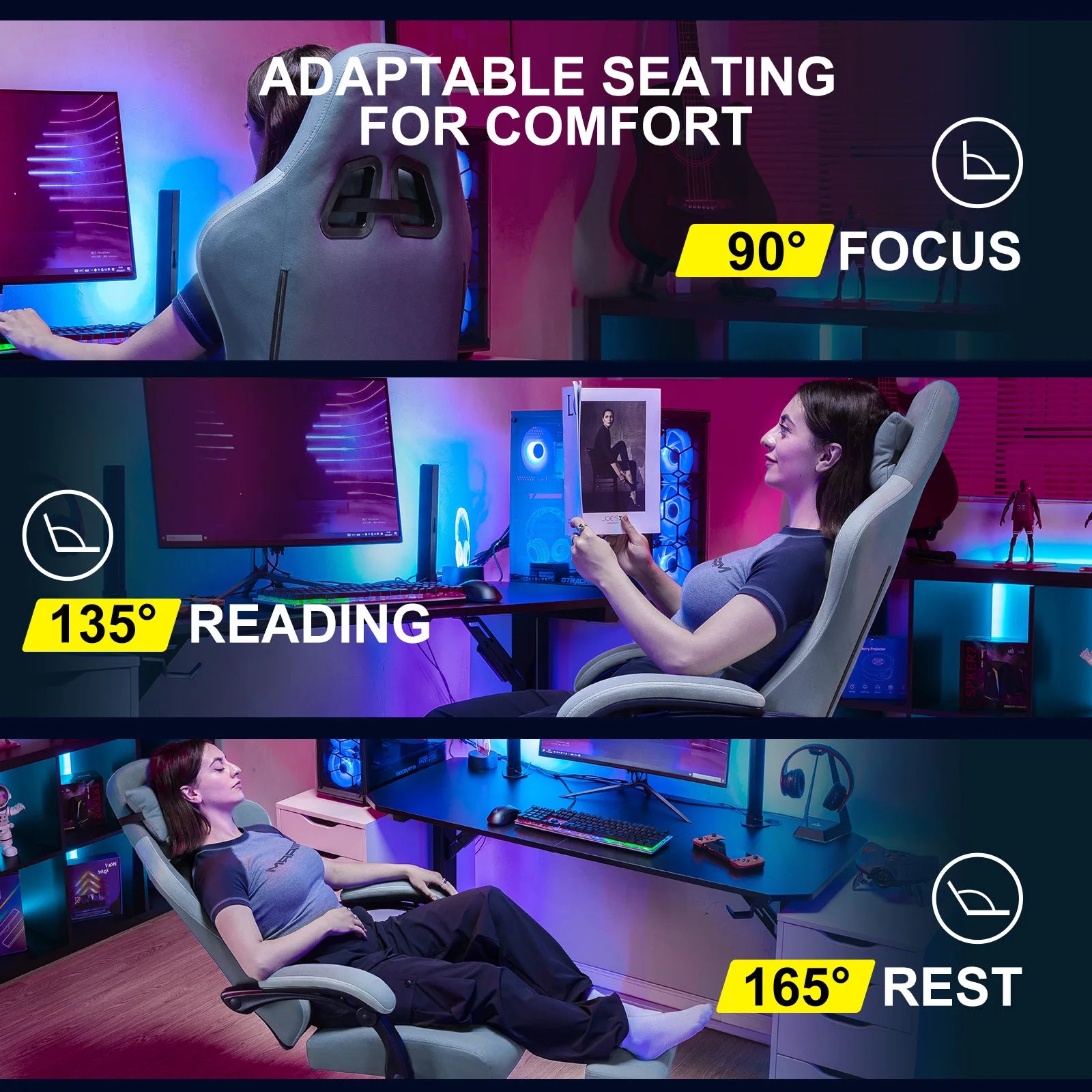 GTPLAYER Ergonomic Gaming & Office Chair