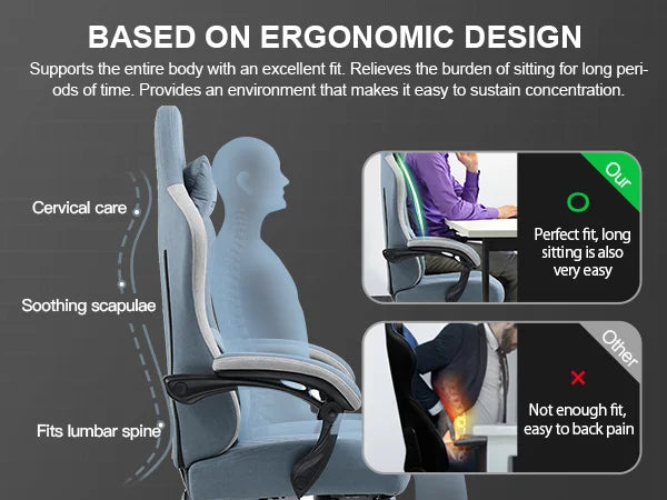 GTPLAYER Ergonomic Gaming & Office Chair