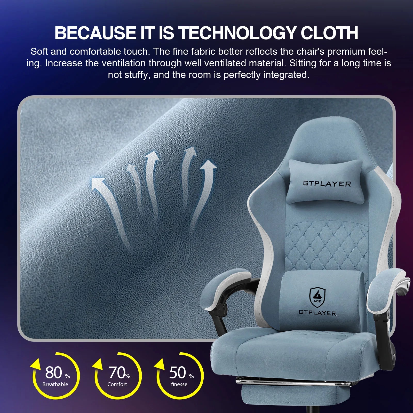 GTPLAYER Ergonomic Gaming & Office Chair