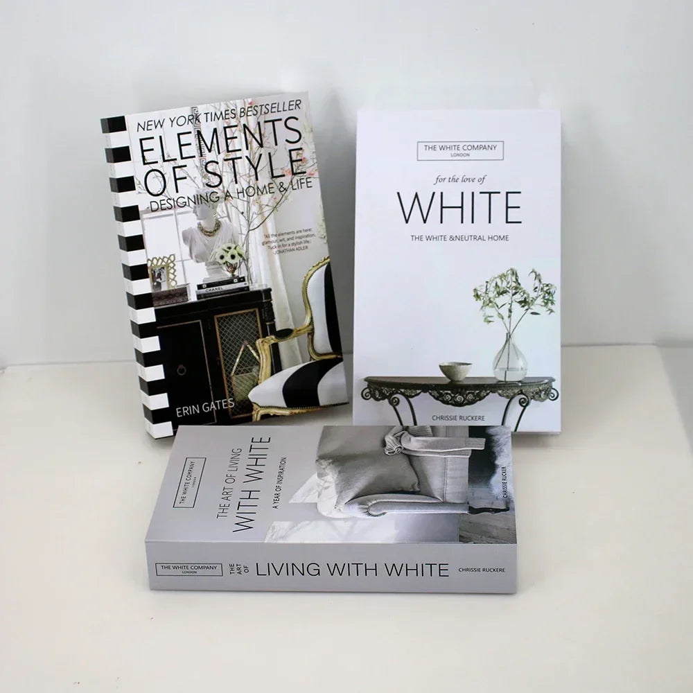 3PCS Fashion Decorative Fake Books