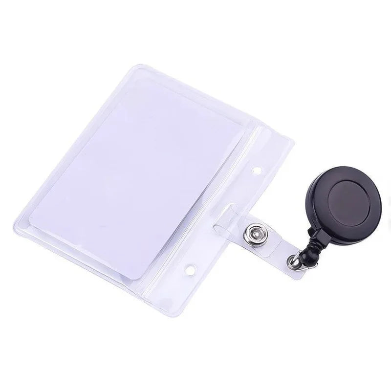 2PCS Retractable ID Badge Reel Clips
