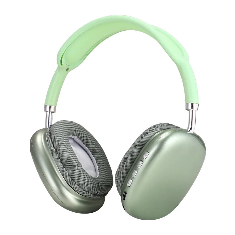 P9 Wireless Bluetooth Headphones – Noise Cancelling Over-Ear Headset with Mic