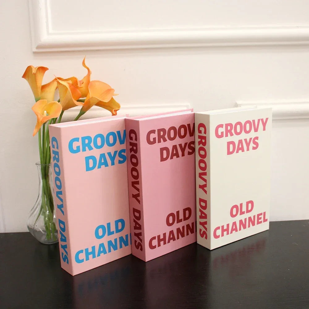 3PCS Fashion Decorative Fake Books