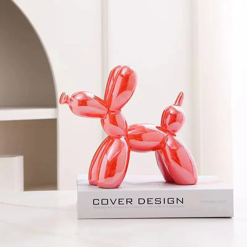 ERMAKOVA Ceramic Balloon Dog Figurine
