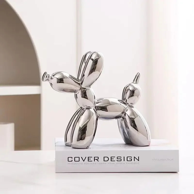 ERMAKOVA Ceramic Balloon Dog Figurine