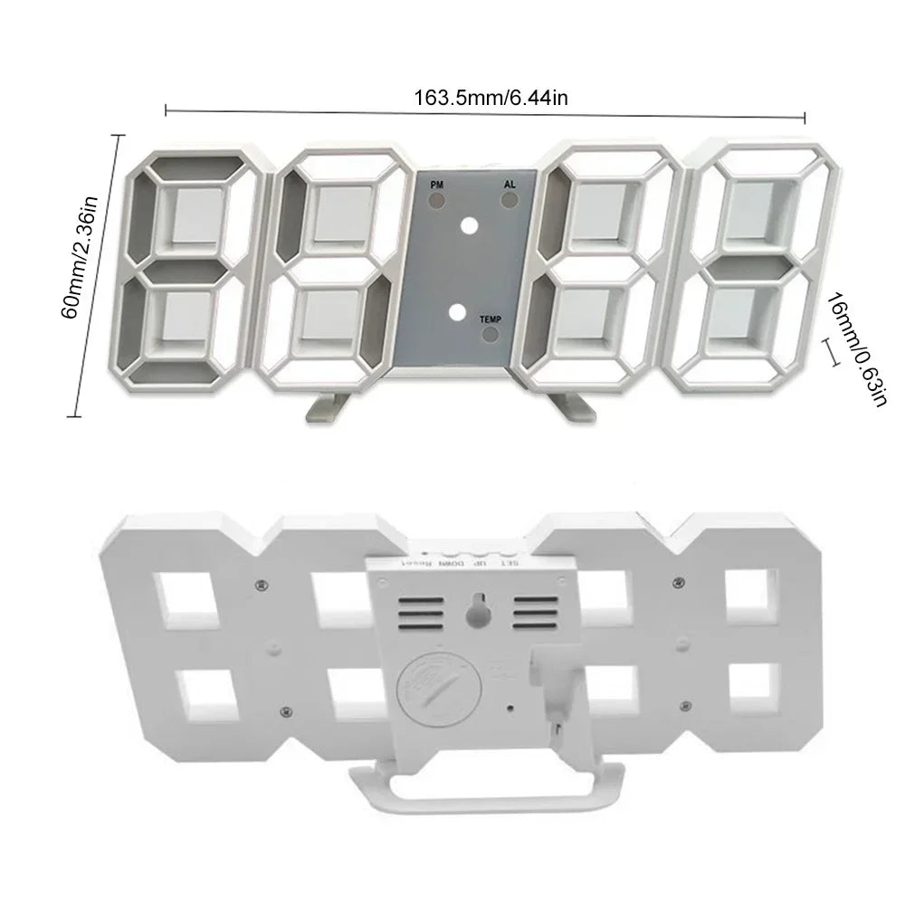 LED Digital Wall & Desk Clock