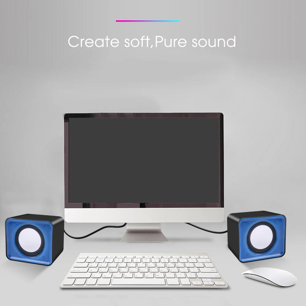 Mini PC Speaker – USB Powered Sound Box for Computer