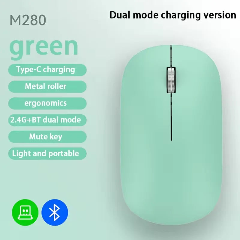 Xiaomi Wireless Mouse – Silent Click Portable Ergonomic Mouse with Type-C Charging