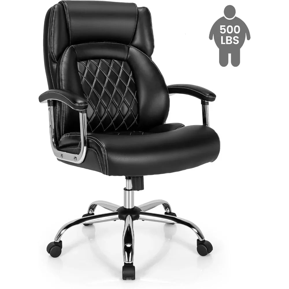 Big & Tall 500lb PU Leather Office Chair