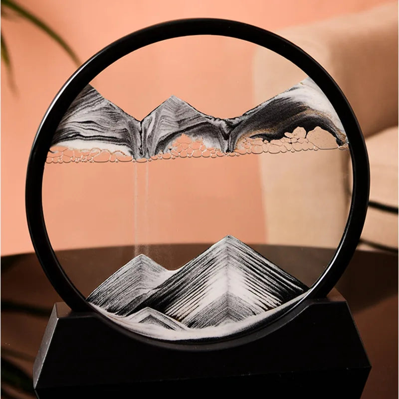 3D Moving Sand Art Hourglass