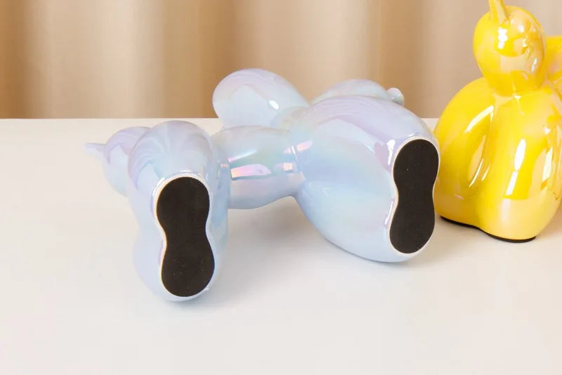 ERMAKOVA Ceramic Balloon Dog Figurine