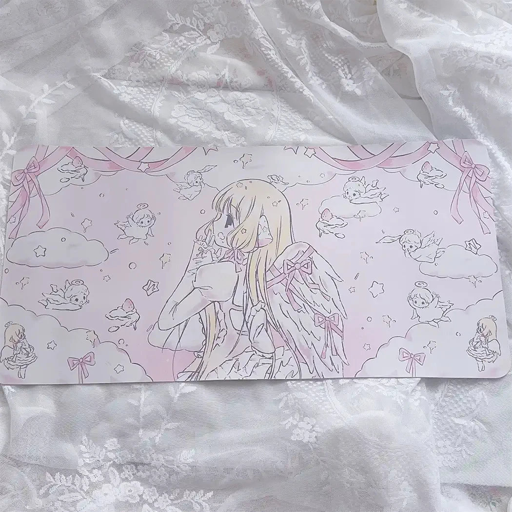 INS Style Cute Girl Mouse Pad