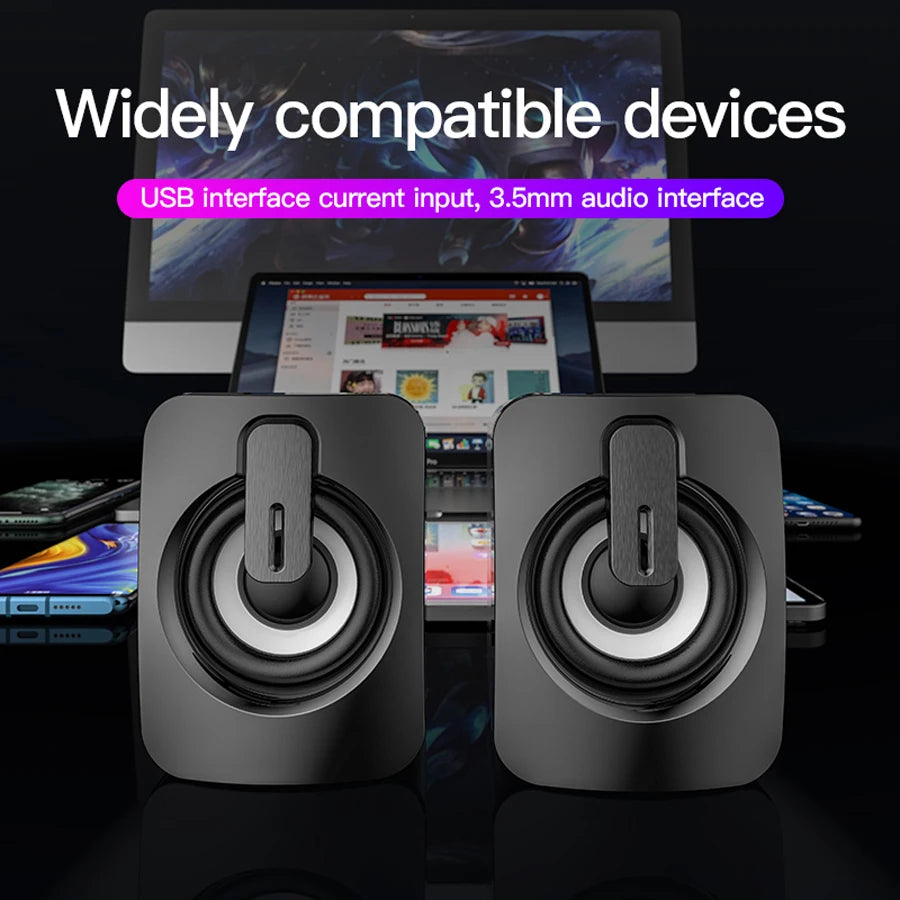 Mini PC Speaker – USB Powered Sound Box for Computer