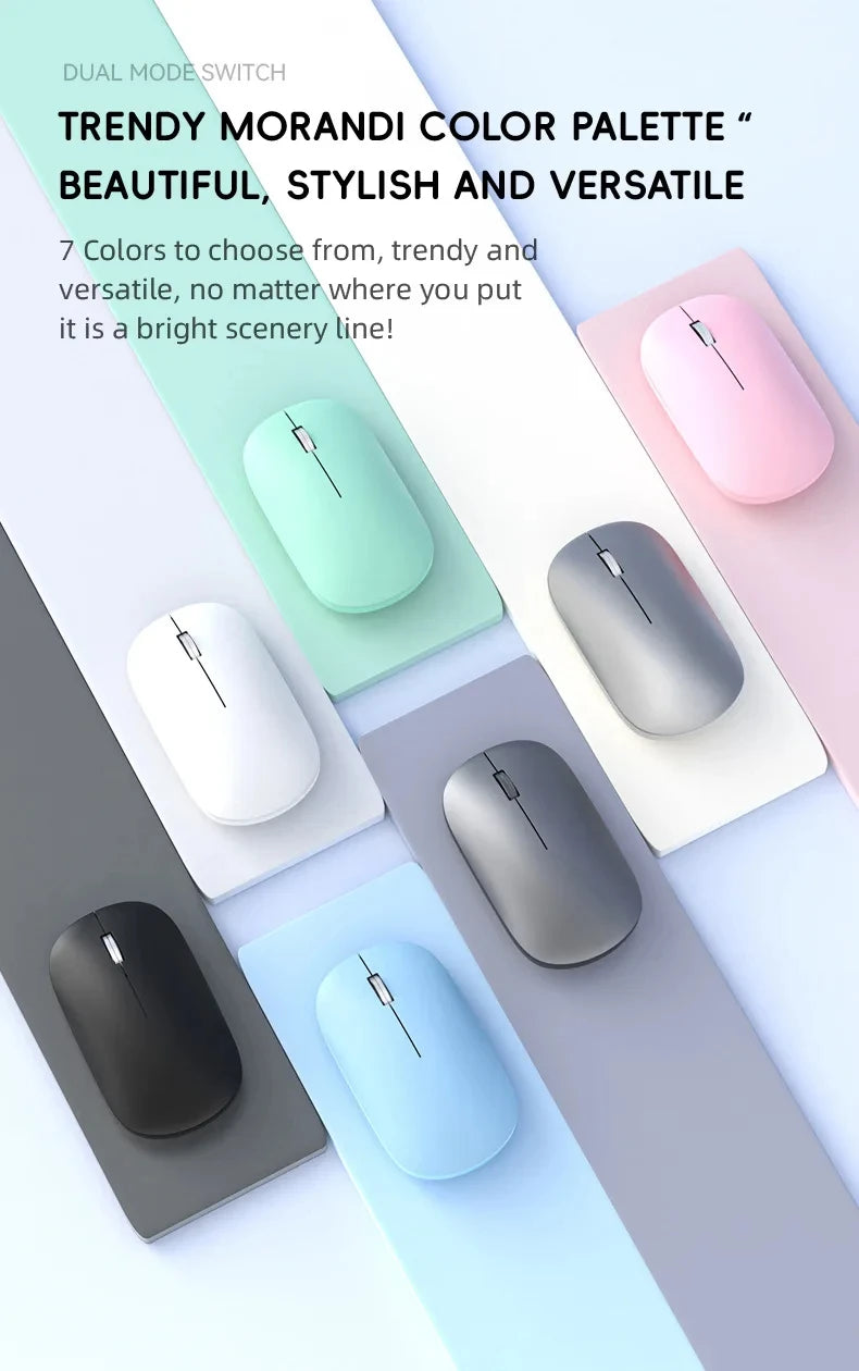 Xiaomi Wireless Mouse – Silent Click Portable Ergonomic Mouse with Type-C Charging