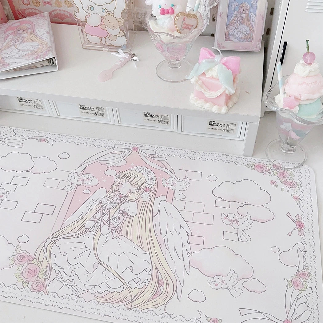 INS Style Cute Girl Mouse Pad