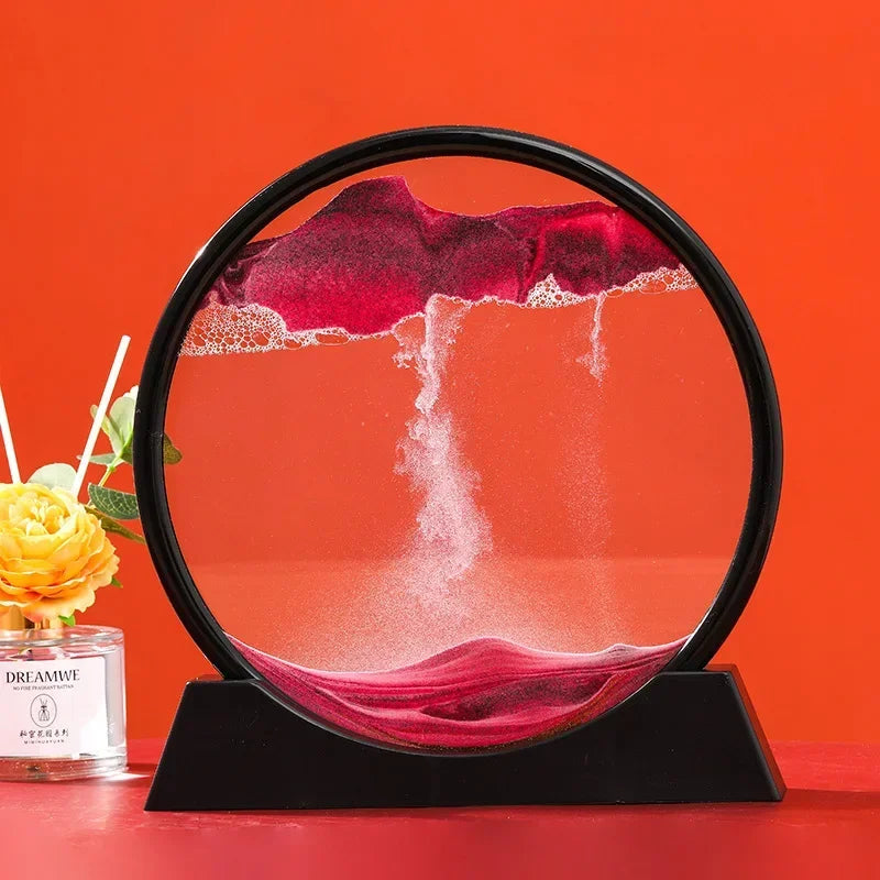 3D Moving Sand Art Hourglass