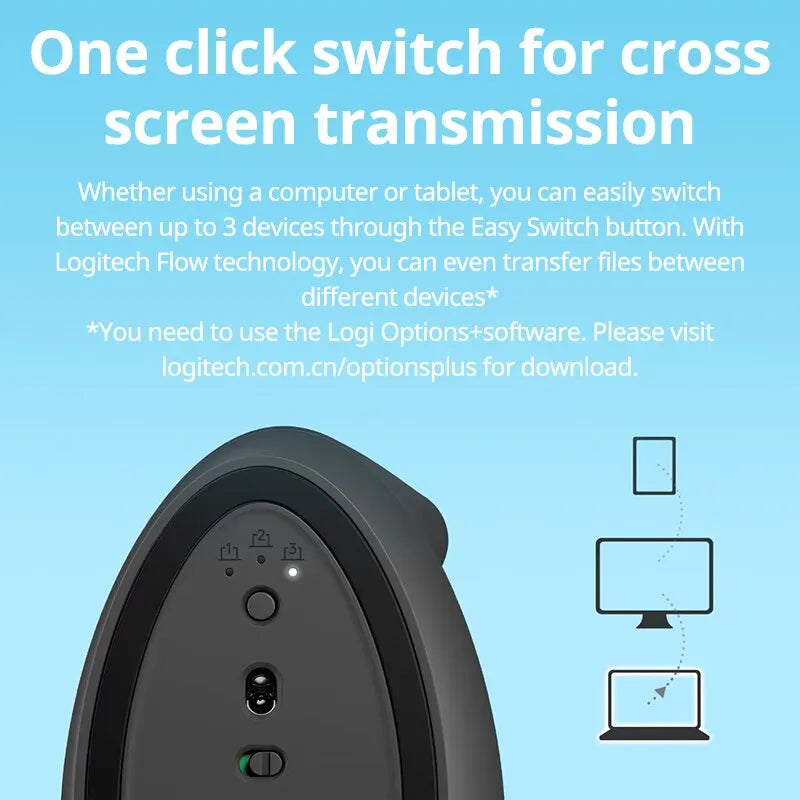 Logitech Lift Ergonomic Vertical Mouse