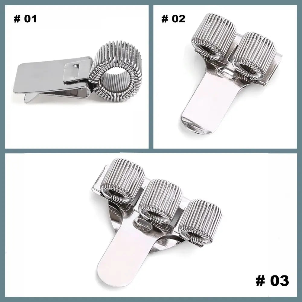 Metal Spring Pen Holder with Clip