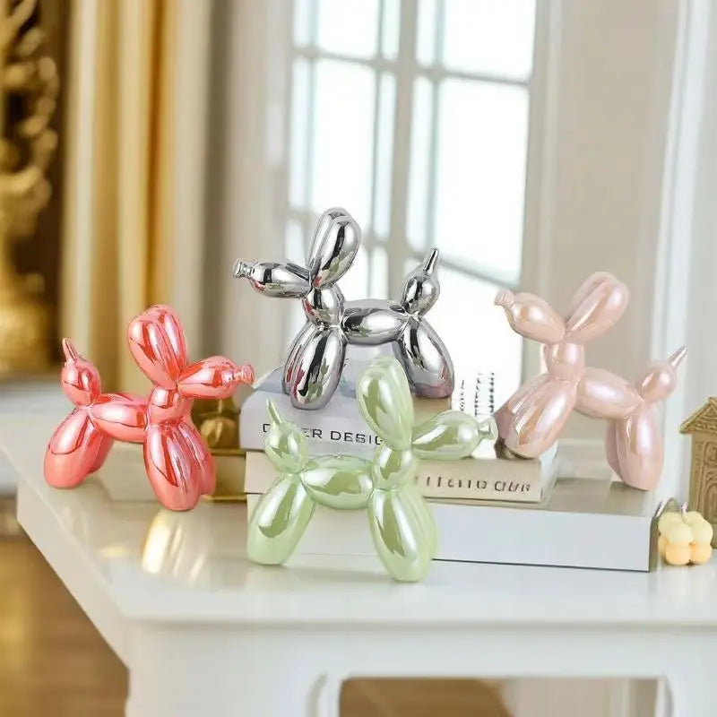 ERMAKOVA Ceramic Balloon Dog Figurine