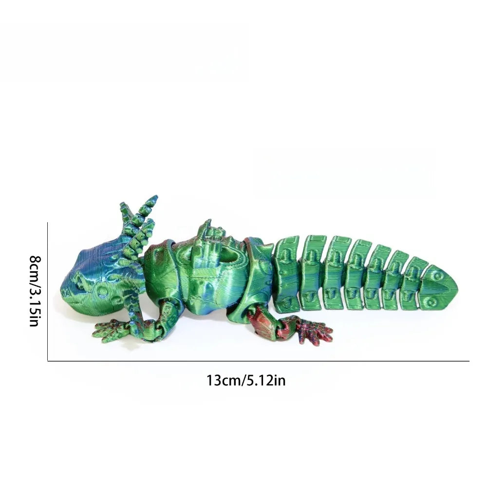 3D Axolotl Mechanical Desk Decor