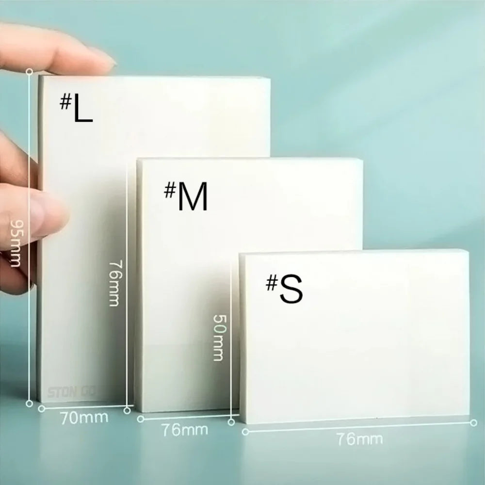 Transparent Waterproof Sticky Notes Pad