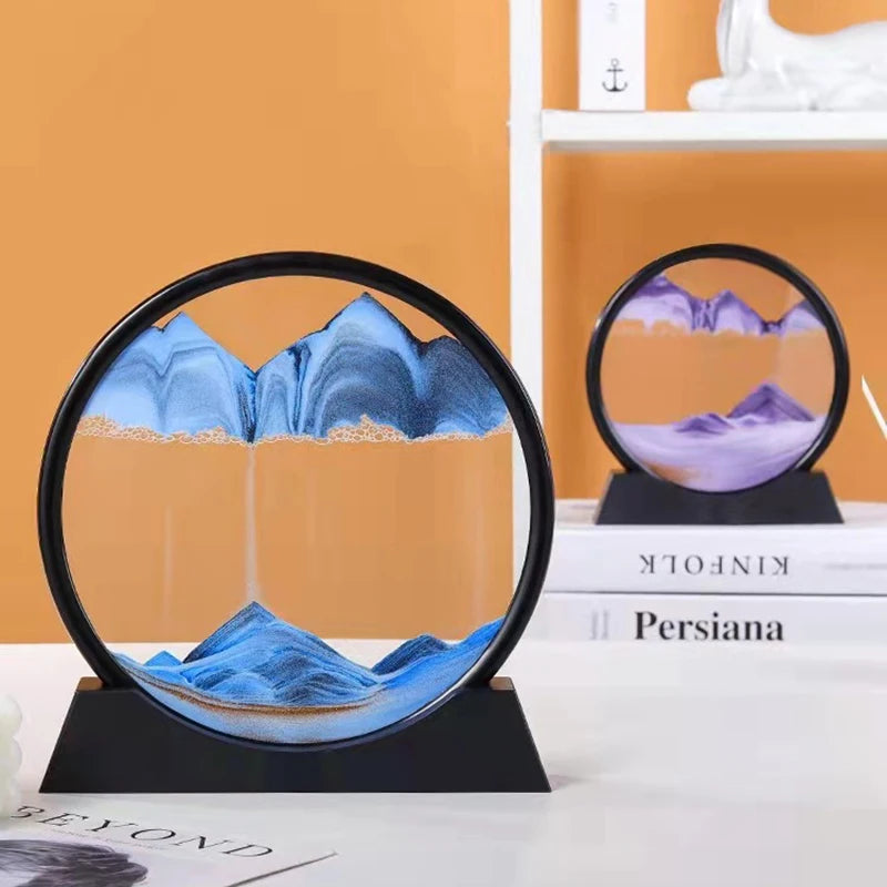 3D Moving Sand Art Hourglass