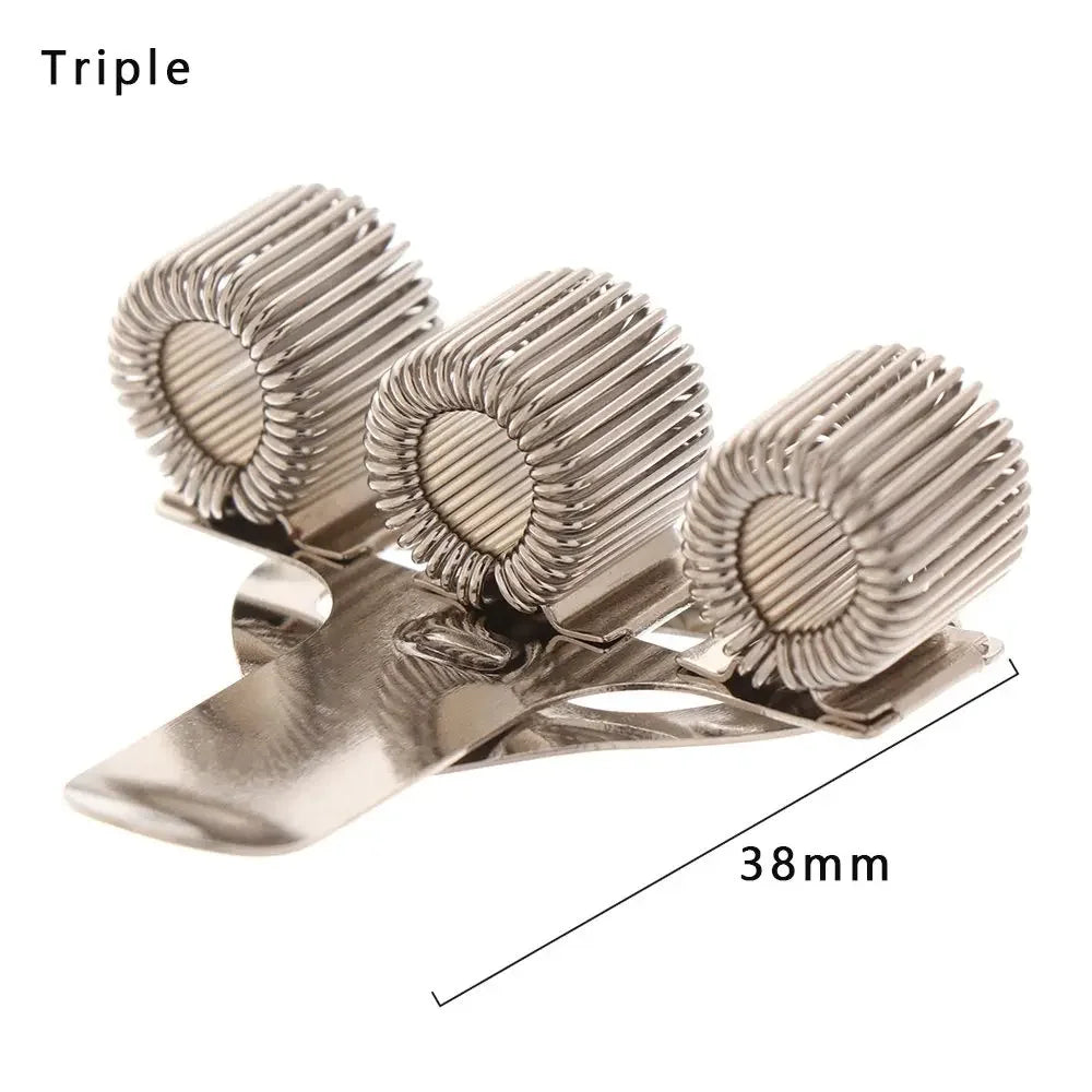 Metal Spring Pen Holder with Clip