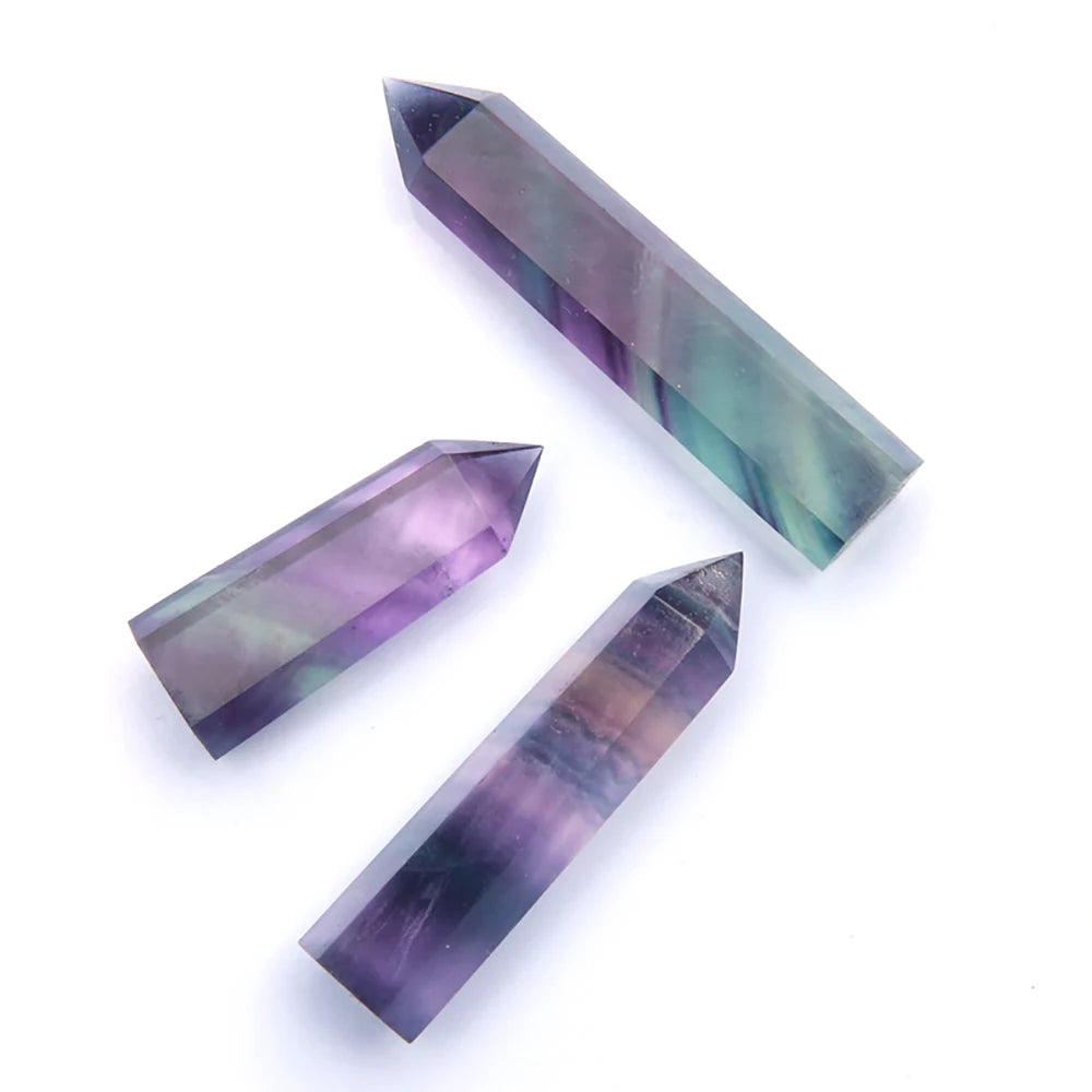 Natural Stone & Crystal Point Wand