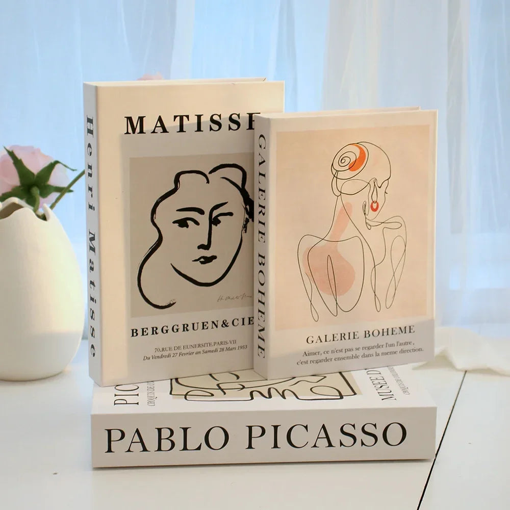 3PCS Fashion Decorative Fake Books