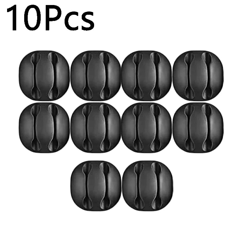 Silicone Self-Adhesive Cable Clips