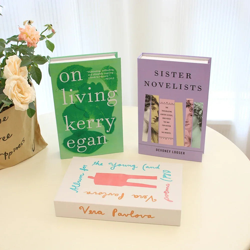 3PCS Fashion Decorative Fake Books