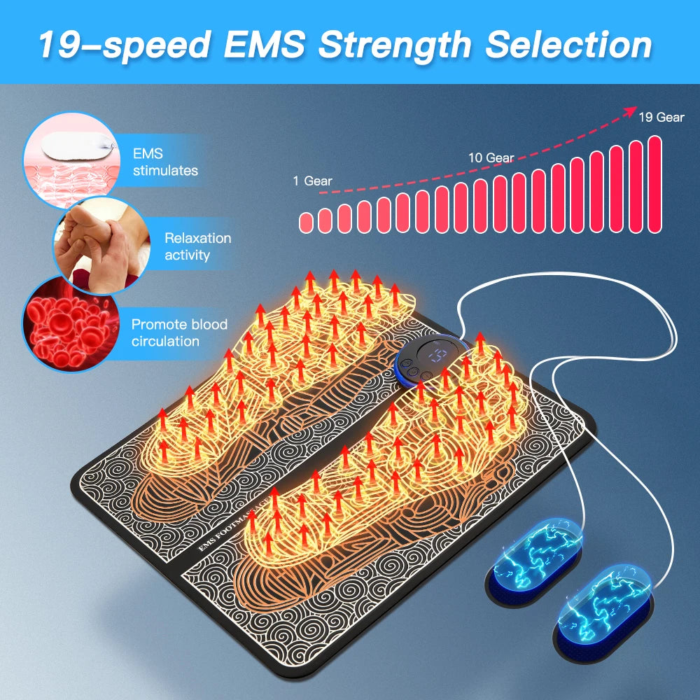 Muscle Stimulation Mat for Pain Relief & Blood Circulation