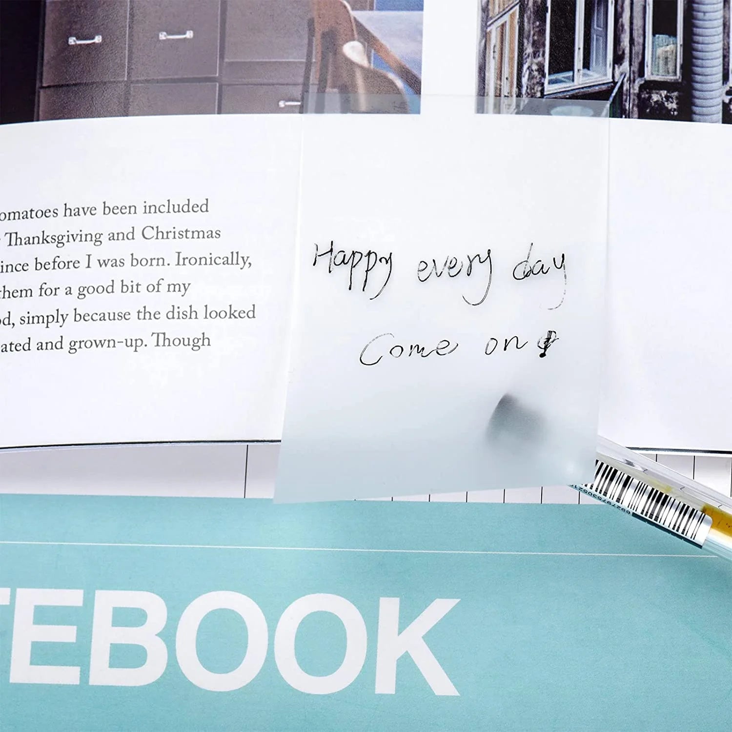 Transparent Waterproof Sticky Notes Pad