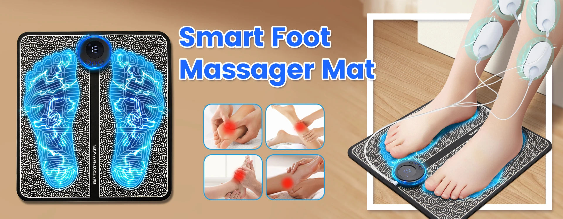Muscle Stimulation Mat for Pain Relief & Blood Circulation