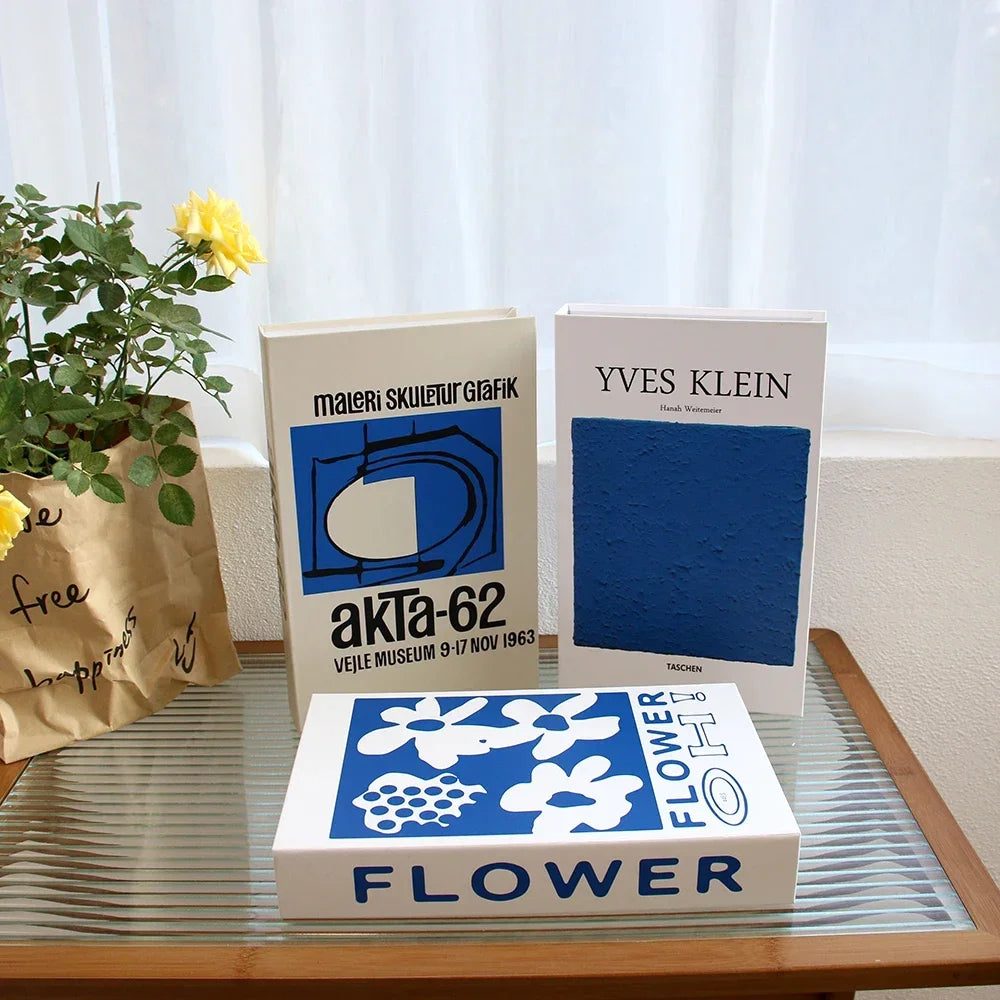 3PCS Fashion Decorative Fake Books