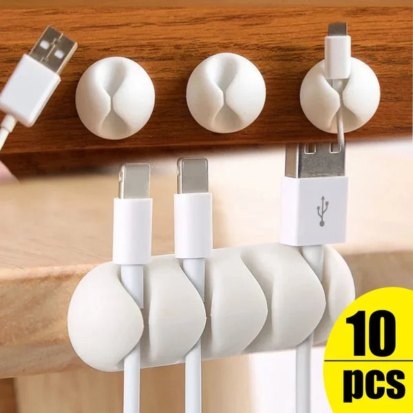 Silicone Self-Adhesive Cable Clips