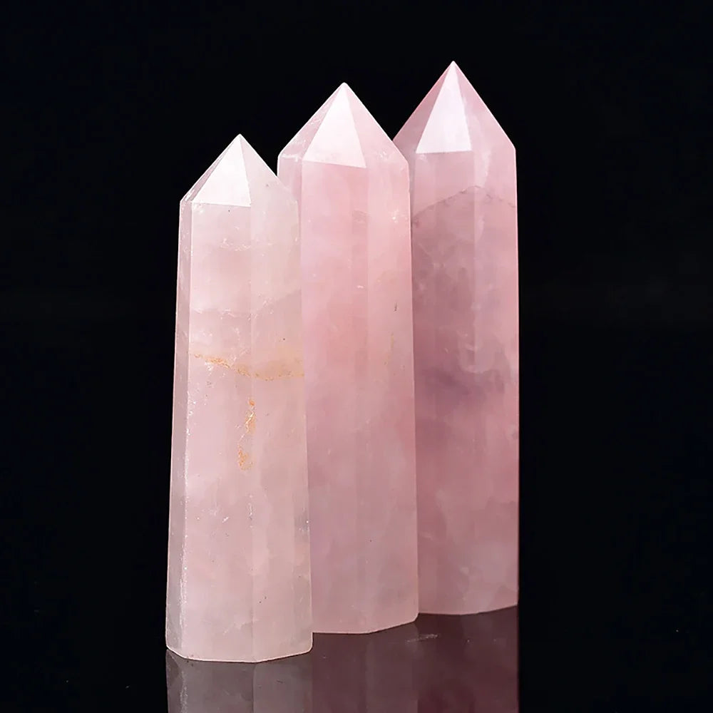 Natural Stone & Crystal Point Wand