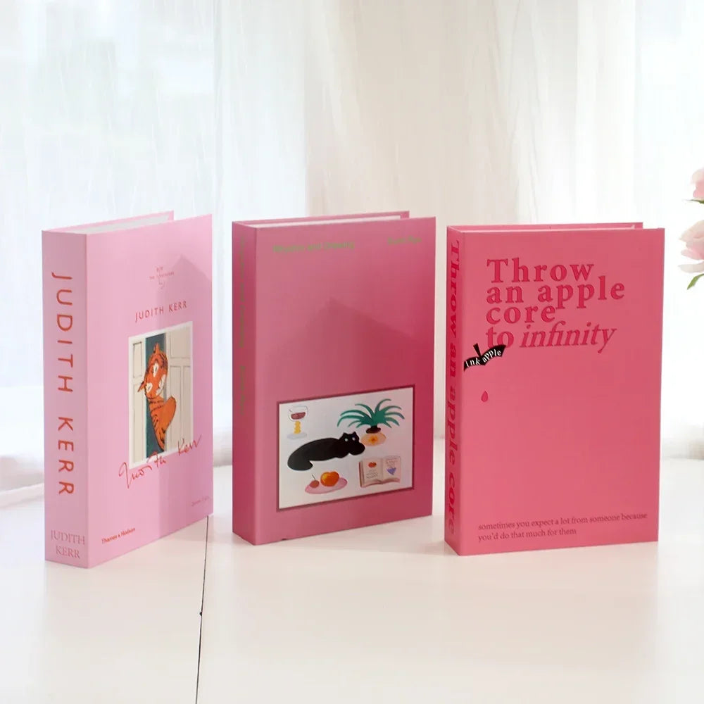 3PCS Fashion Decorative Fake Books
