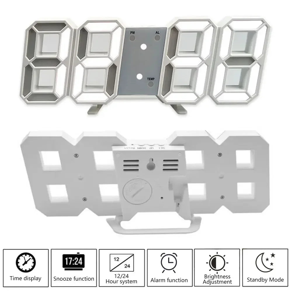 LED Digital Wall & Desk Clock