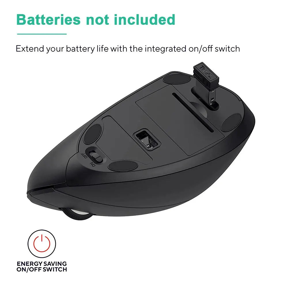 Ergonomic Vertical Wireless Mouse
