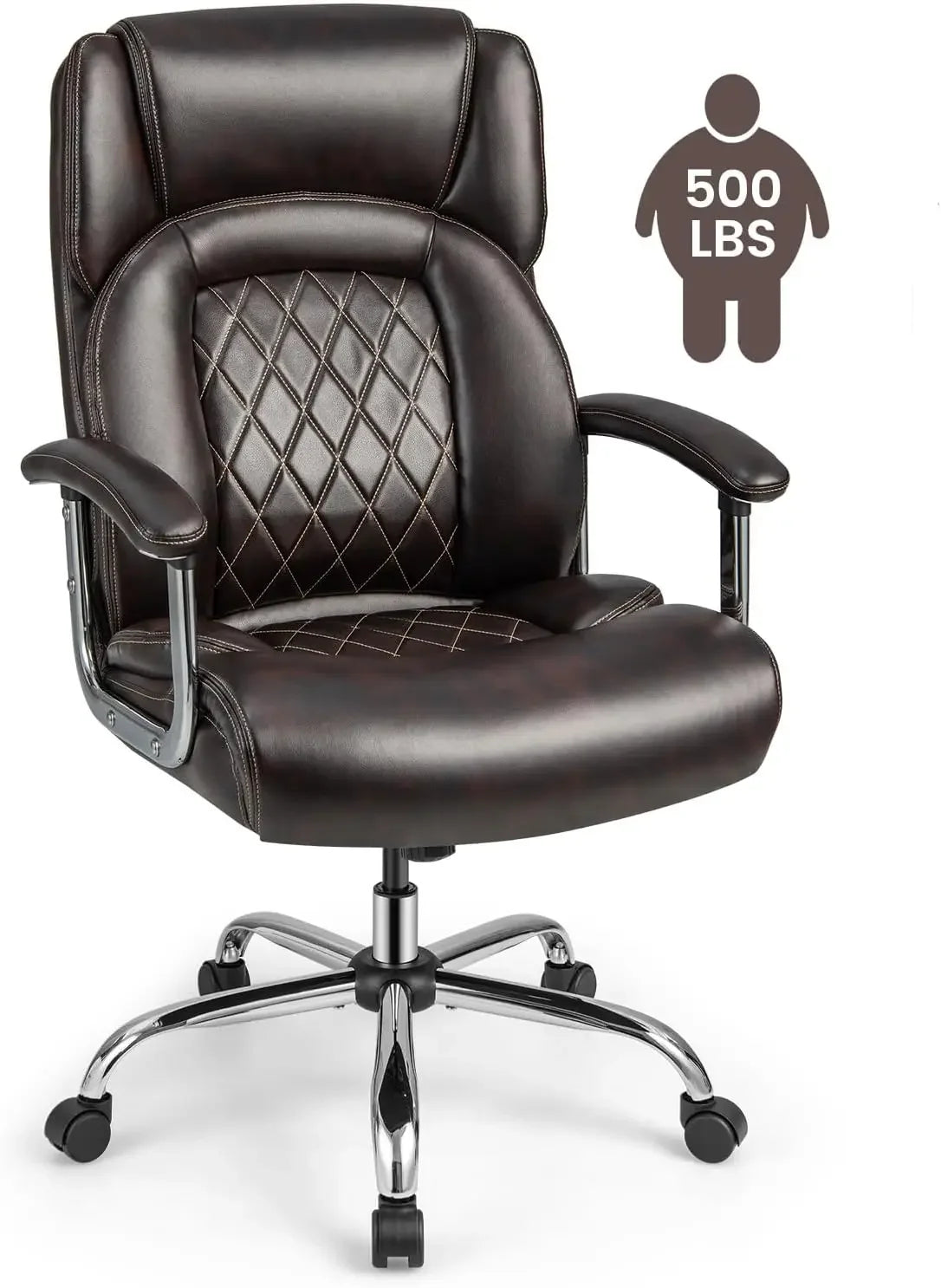 Big & Tall 500lb PU Leather Office Chair