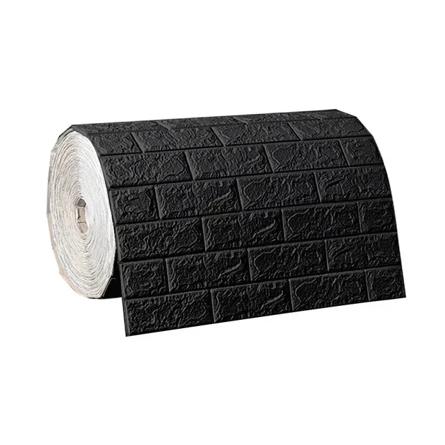 3D Self-Adhesive Foam Brick Wallpaper