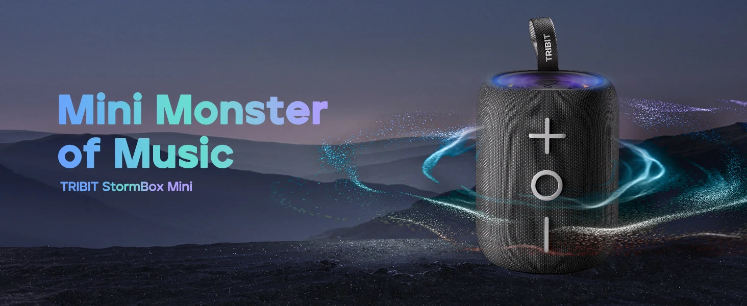 TRIBIT StormBox Mini Bluetooth Speaker