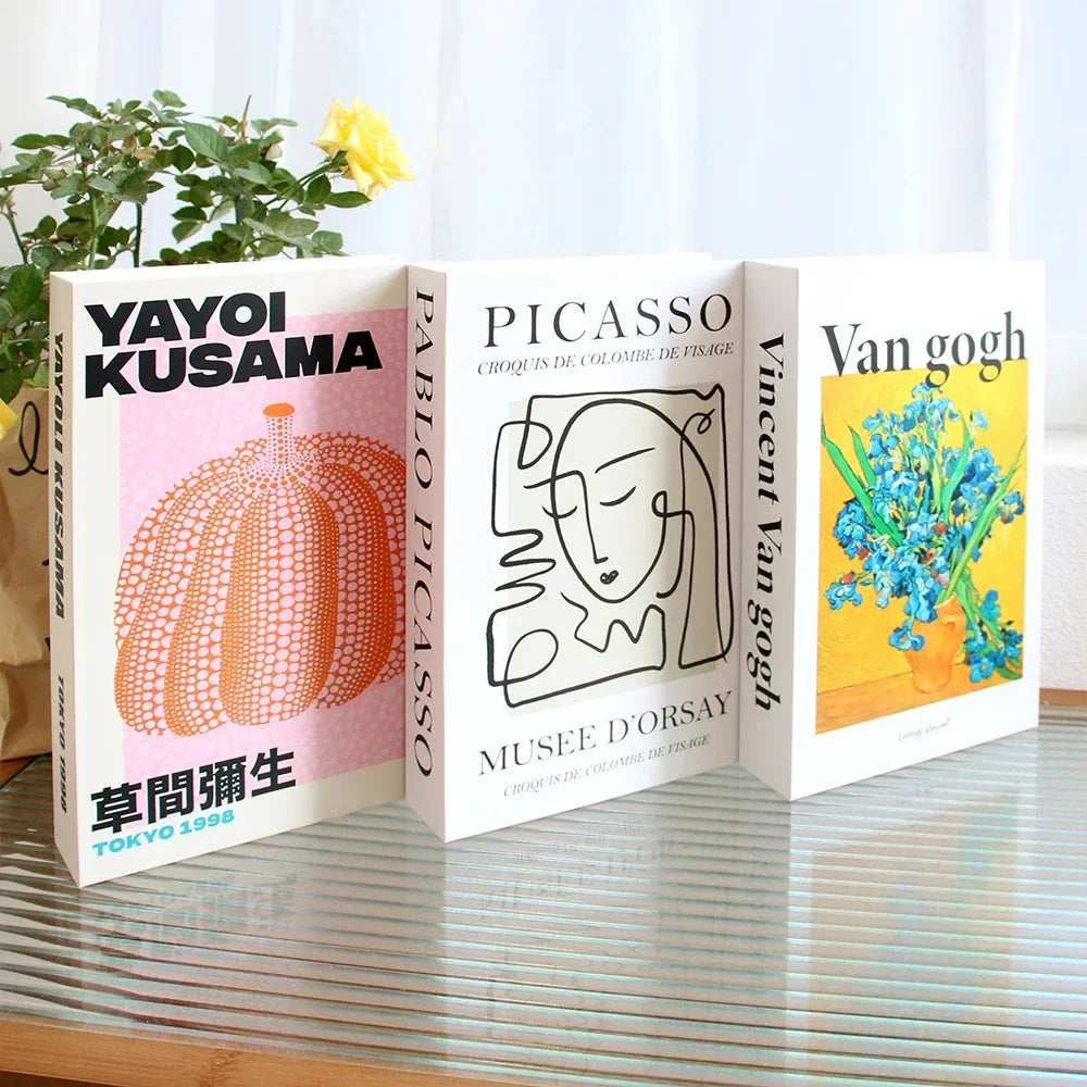 3PCS Fashion Decorative Fake Books