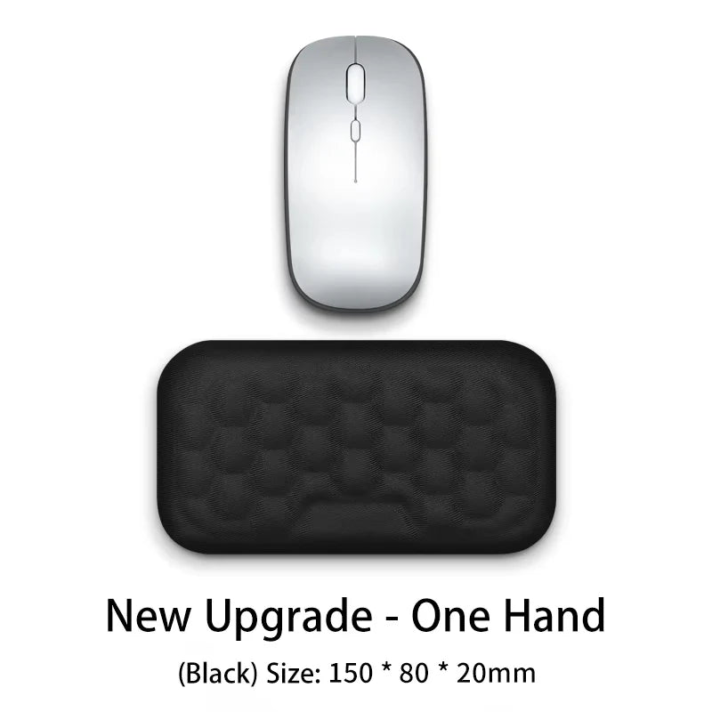 Ergonomic Keyboard and Mouse Wrist Rest Set – Memory Foam Support Pad
