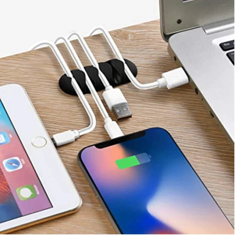 Silicone Self-Adhesive Cable Clips