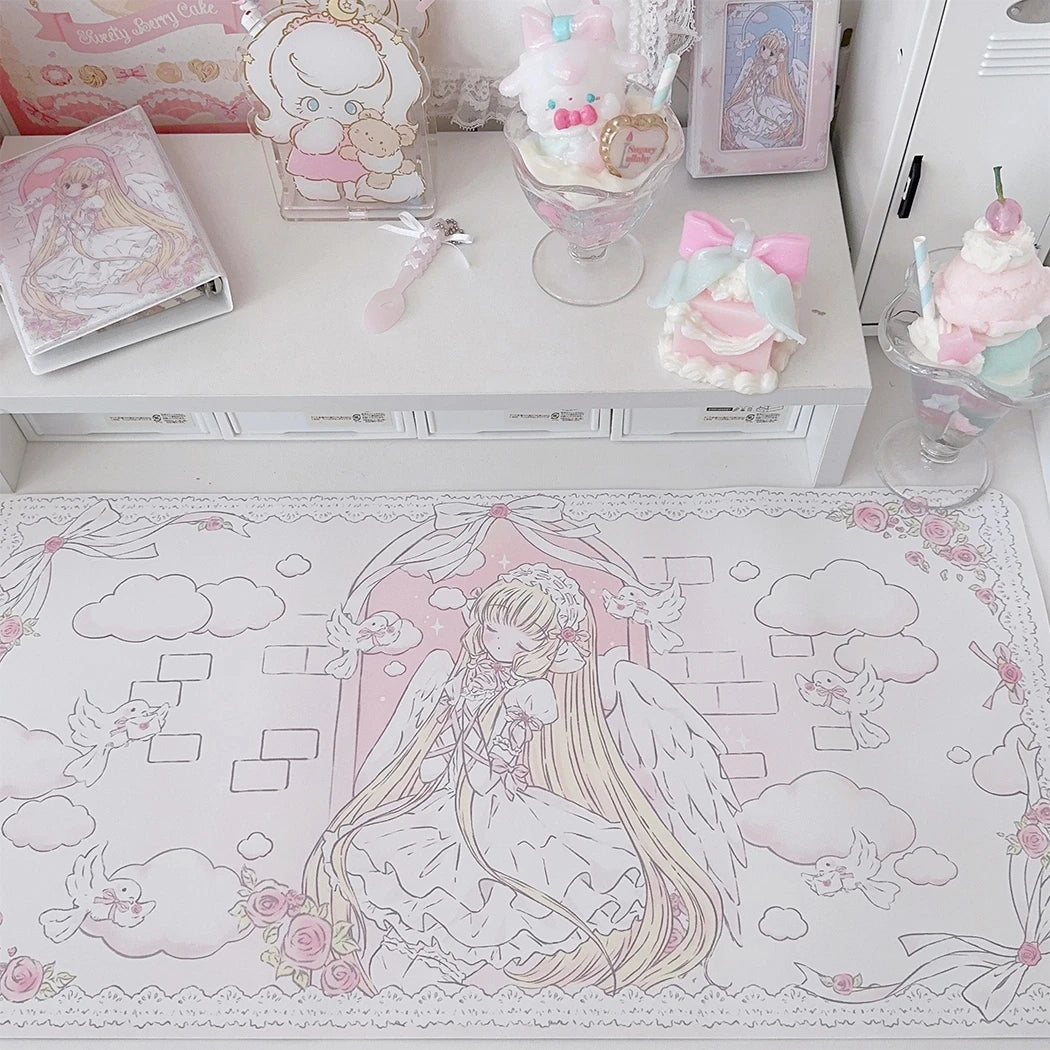INS Style Cute Girl Mouse Pad