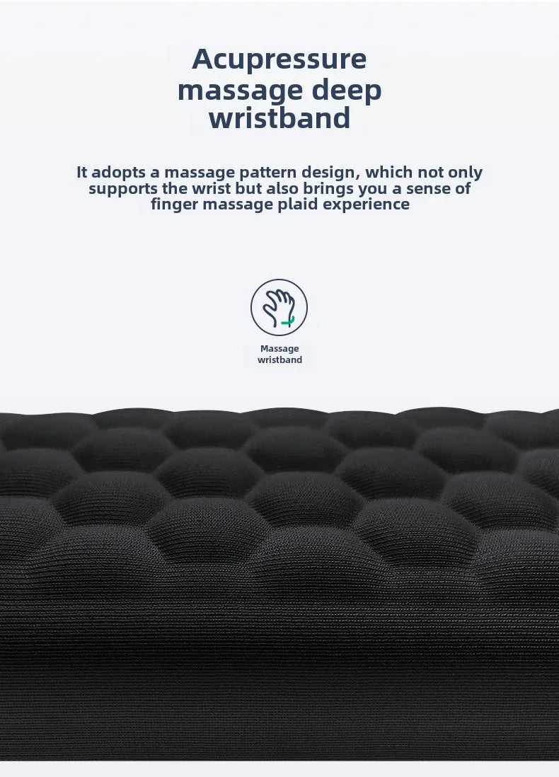 Ergonomic Keyboard and Mouse Wrist Rest Set – Memory Foam Support Pad