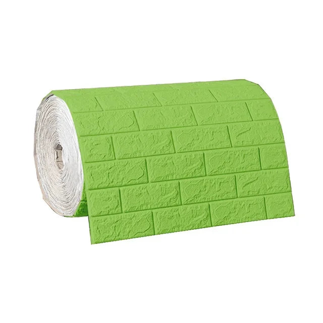 3D Self-Adhesive Foam Brick Wallpaper